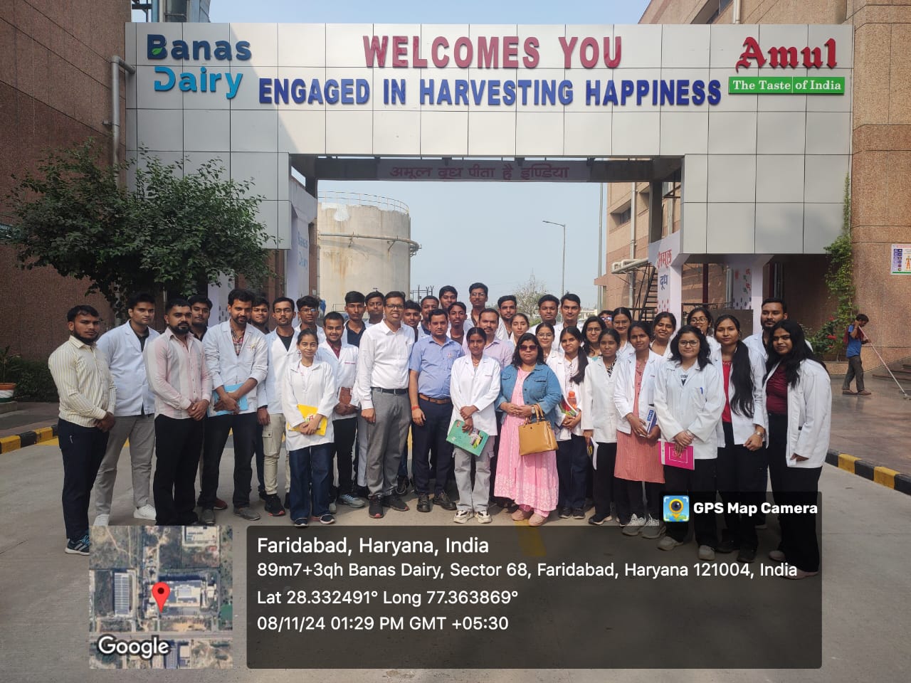 College of Dairy Science, DUVASU, Mathura organized an industrial tour on November 8th, 2024